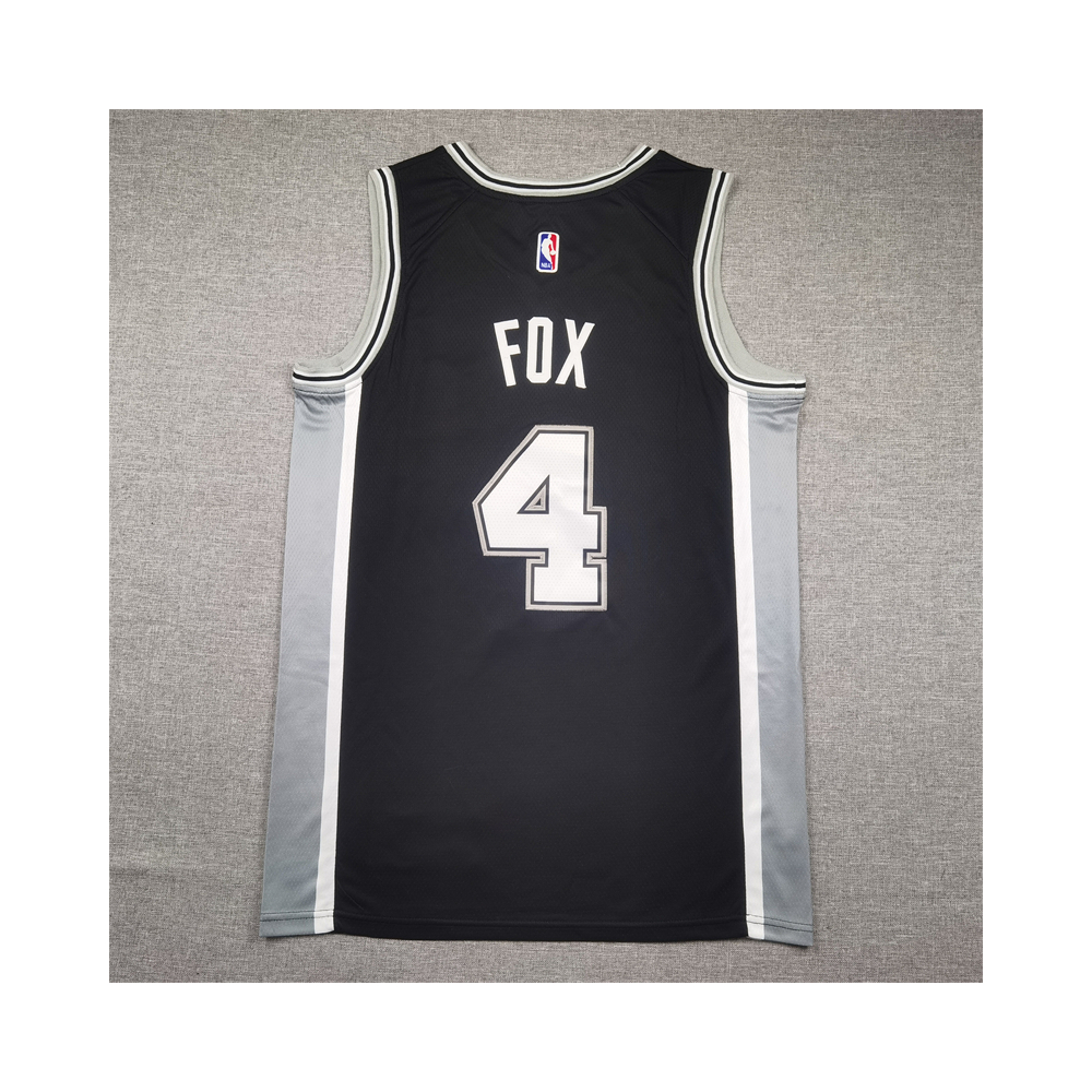Kép 2/4 - De'Aaron FOX fekete Spurs mez