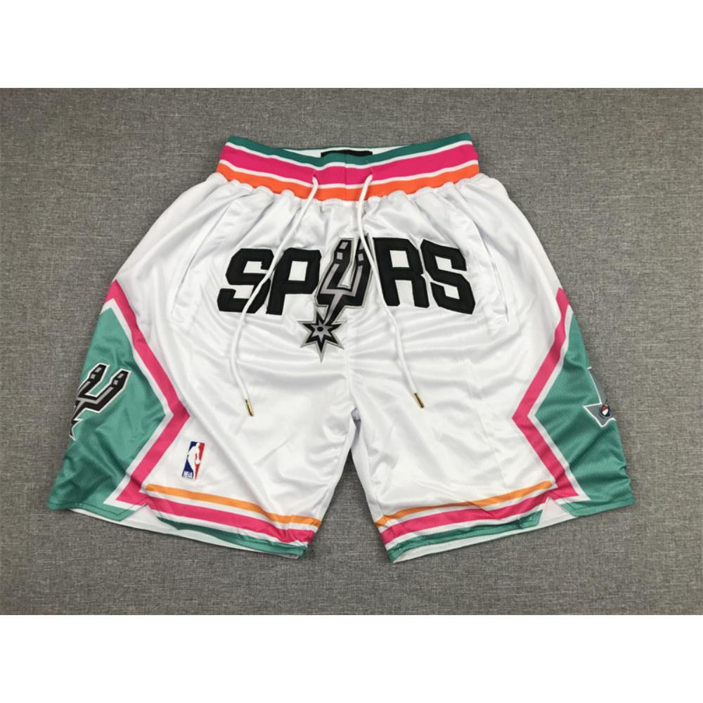 Kép 1/6 - San Antonio SPURS Classic Világos Just Don zsebes kosaras rövidnadrág