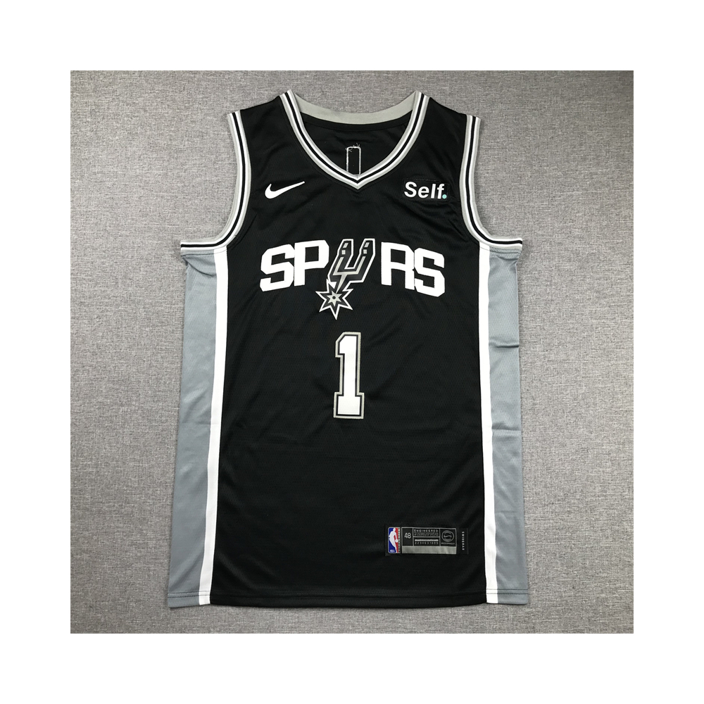 Kép 1/4 - Victor WEMBANYAMA fekete San Antonio Spurs mez