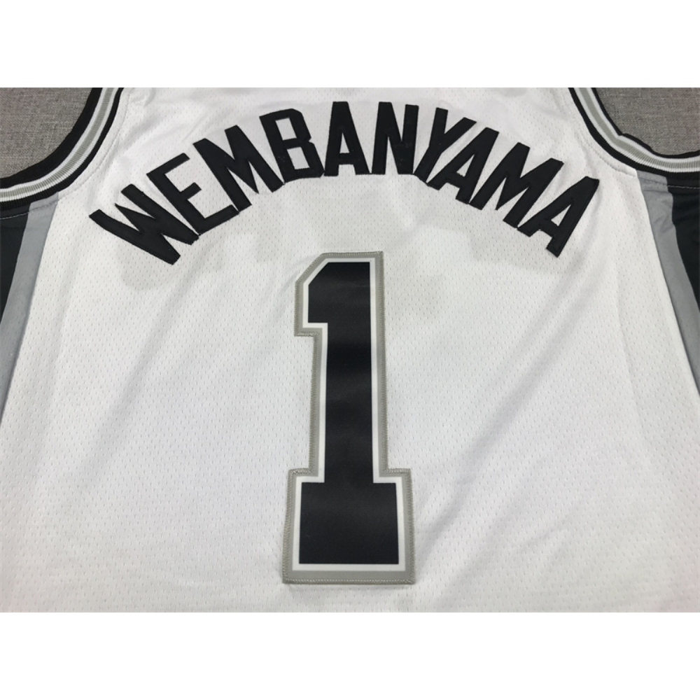 Kép 4/4 - Victor WEMBANYAMA fehér San Antonio Spurs mez