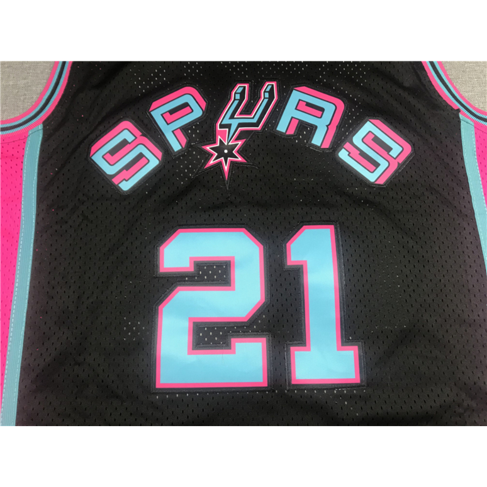 Kép 3/3 - Tim DUNCAN 1998-99 Retro fekete San Antonio Spurs mez