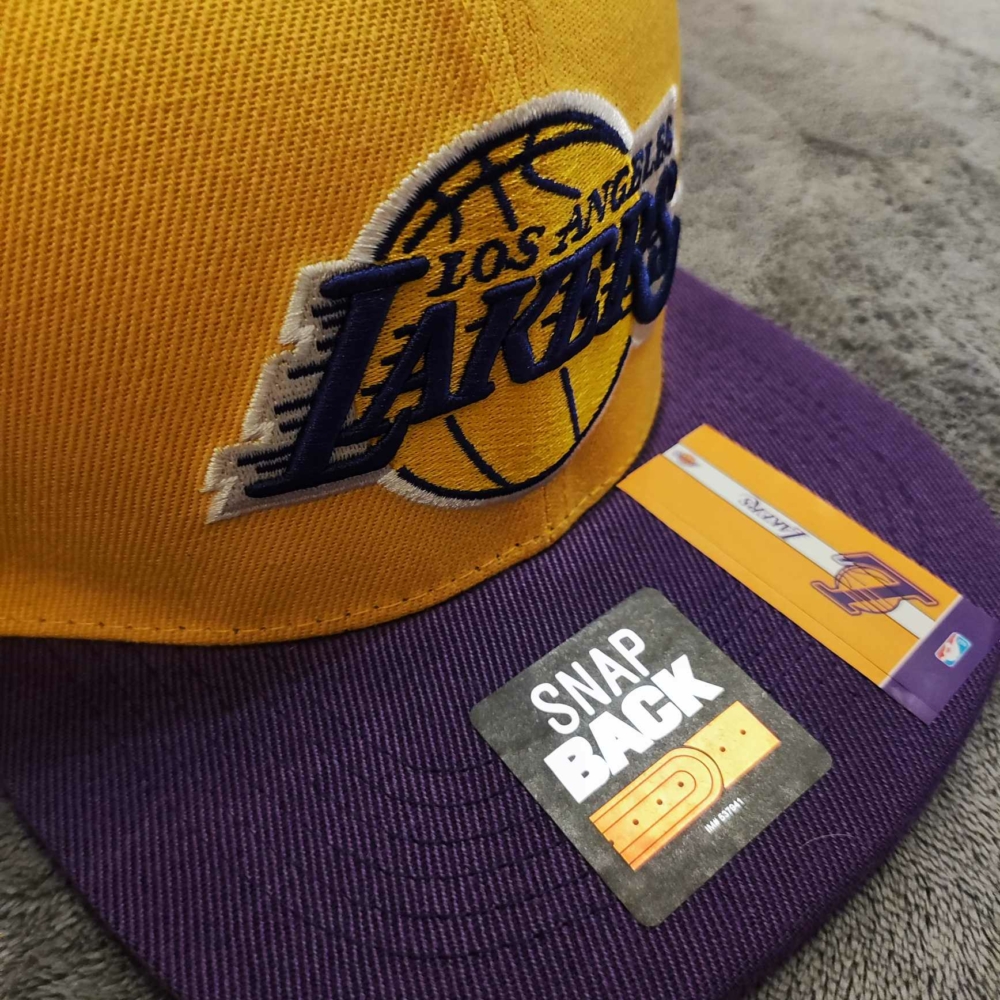 Kép 2/6 - Los Angeles LAKERS sárga Snapback