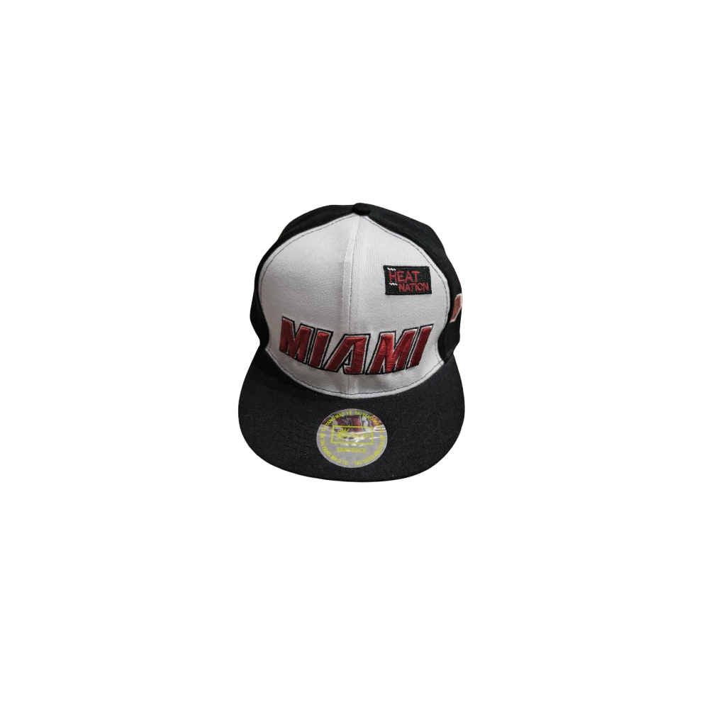 Kép 2/3 - Miami HEAT fehér-fekete Snapback
