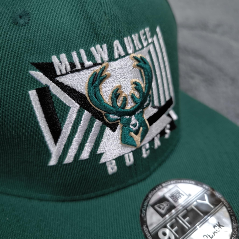 Kép 3/4 - Milwaukee BUCKS sötétzöld Snapback