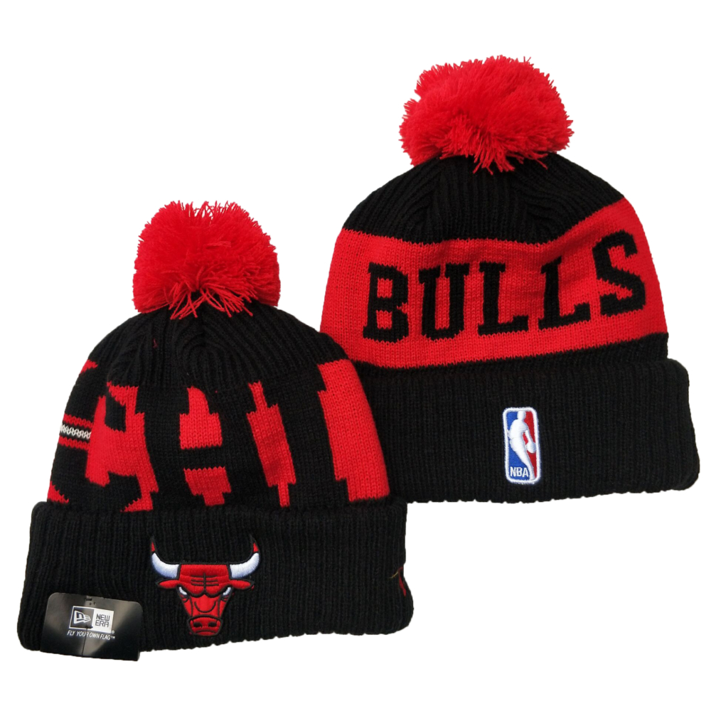 Kép 1/4 - Chicago BULLS fekete téli sapka