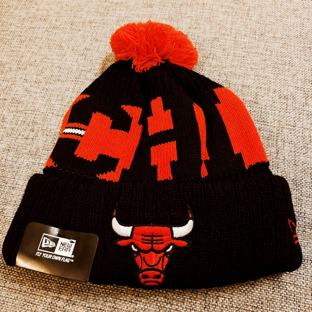 Kép 2/4 - Chicago BULLS fekete téli sapka