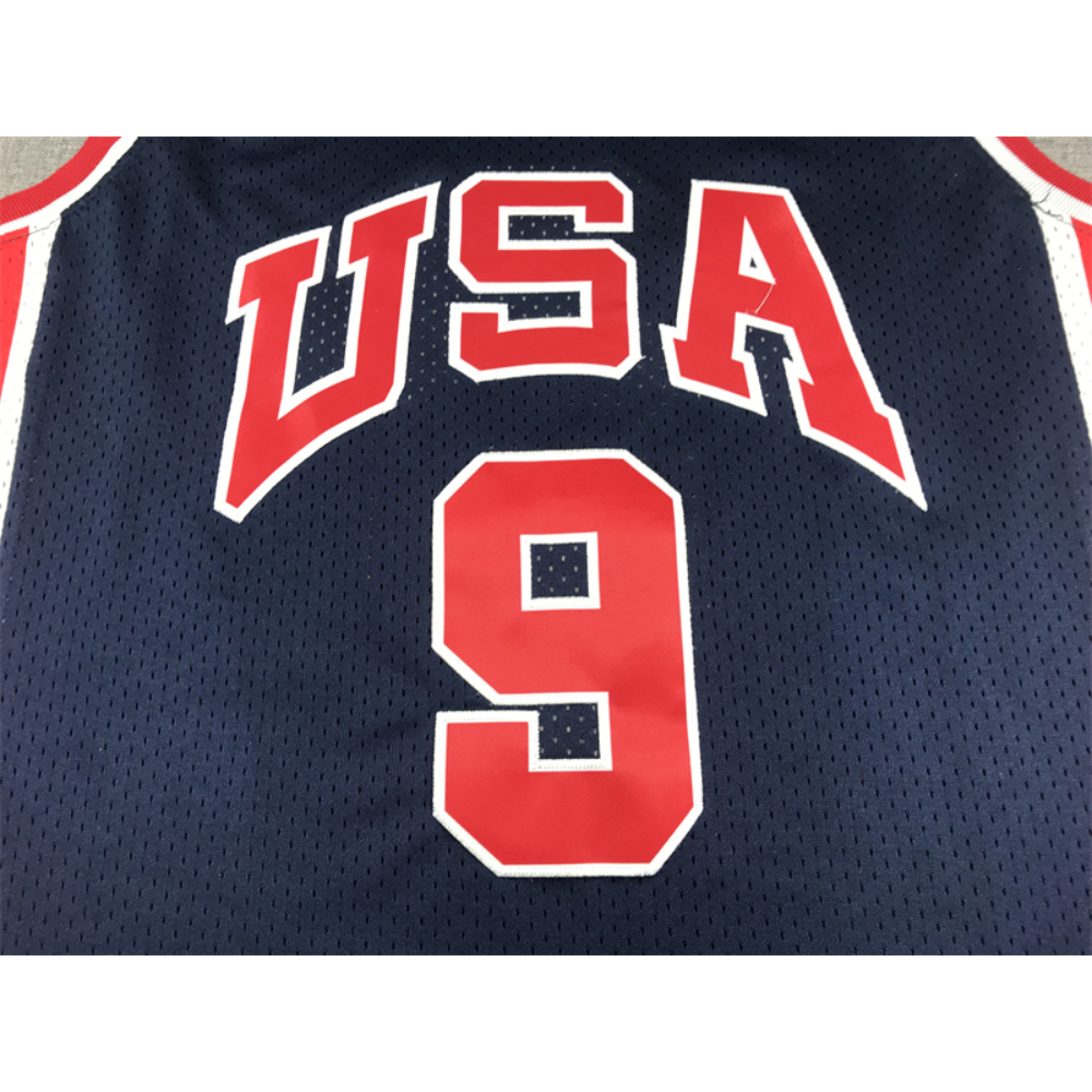 Kép 4/4 - Michael JORDAN sötétkék 1984 USA vintage mez