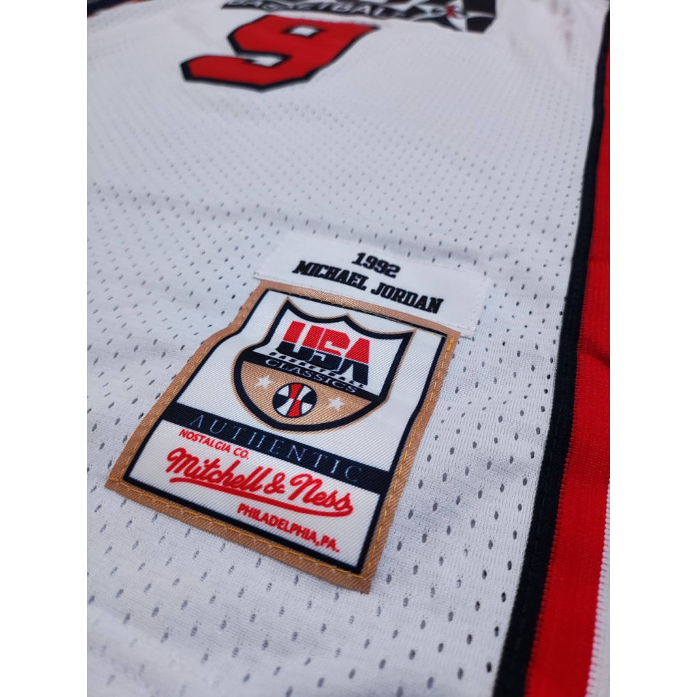 Kép 4/6 - Michael JORDAN fehér 1992 USA vintage mez (KÉSZLETEN)