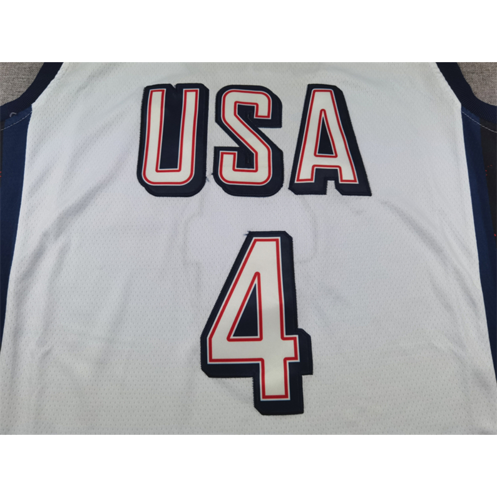 Kép 4/4 - Stephen CURRY 2024 fehér USA válogatott mez
