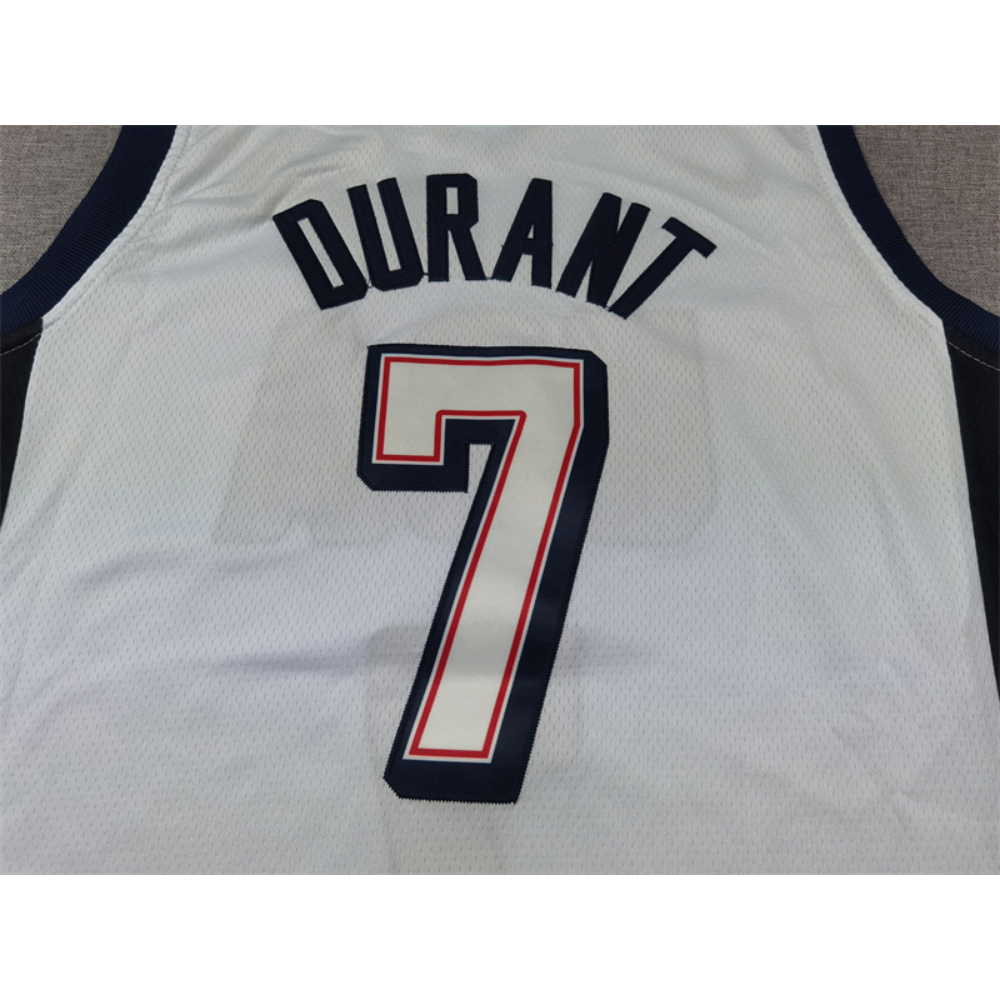 Kép 3/4 - Kevin DURANT 2024 fehér USA válogatott mez