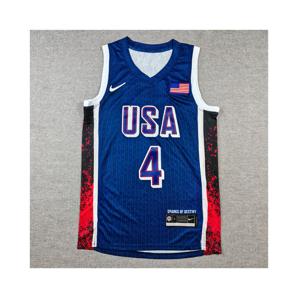 Kép 1/4 - Stephen CURRY 2024 sötétkék USA válogatott mez