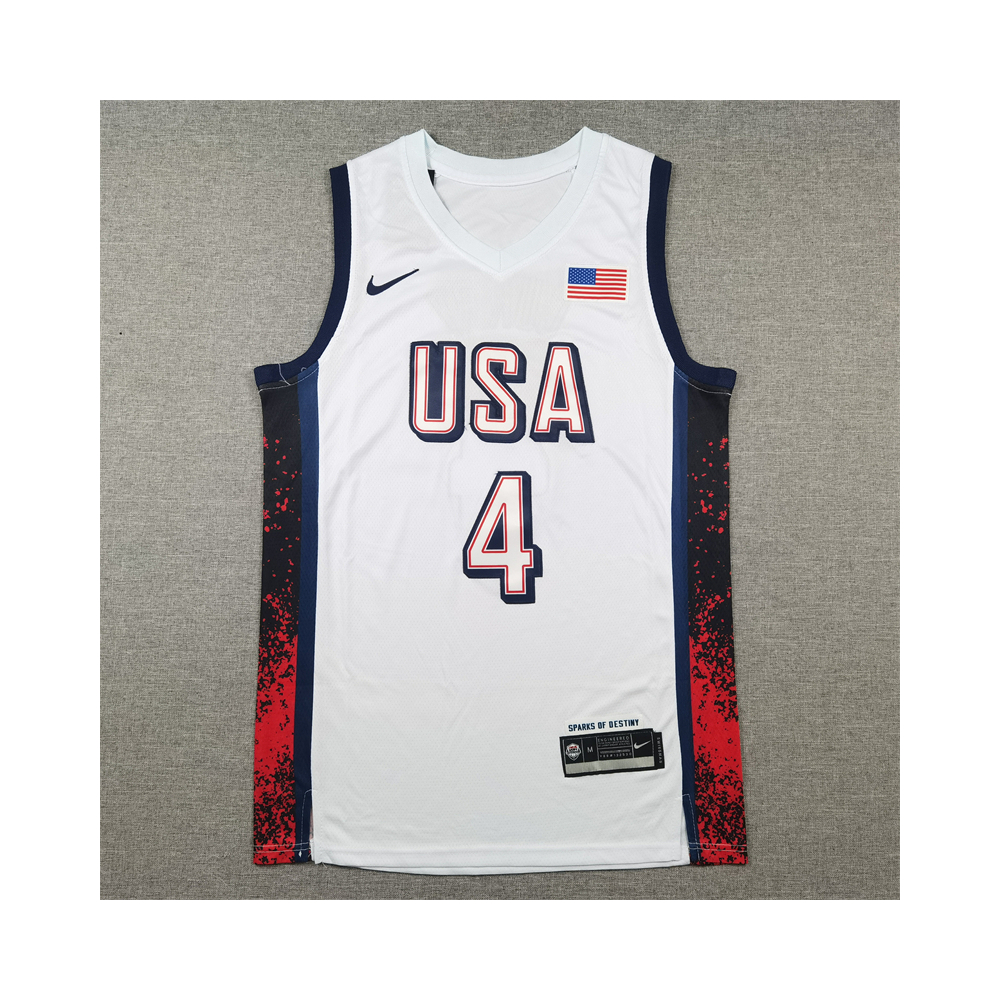 Kép 1/4 - Stephen CURRY 2024 fehér USA válogatott mez