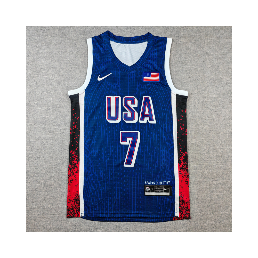 Kép 1/4 - Kevin DURANT 2024 sötétkék USA válogatott mez