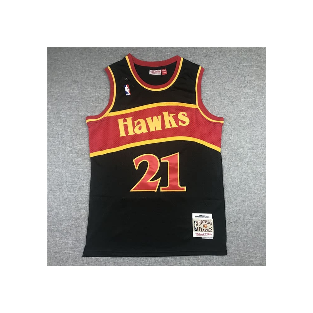 Kép 1/3 - Dominique WILKINS Atlanta Hawks 1996-97 Classic fekete mez