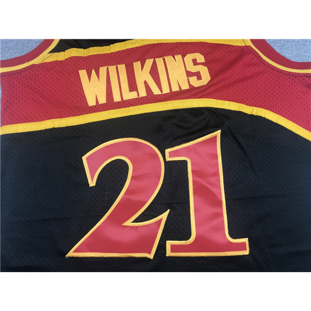 Kép 3/3 - Dominique WILKINS Atlanta Hawks 1996-97 Classic fekete mez