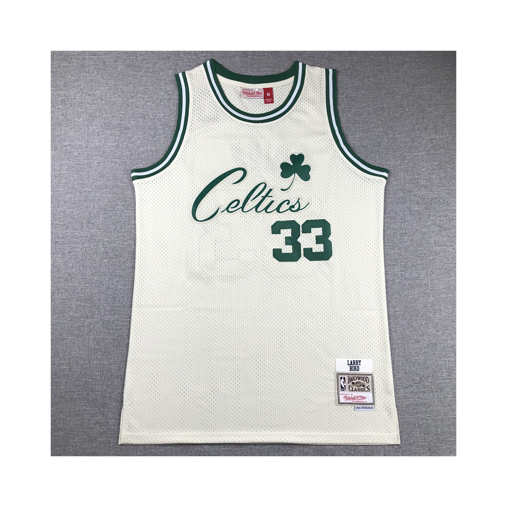 Kép 1/4 - Larry BIRD CreamWhite Boston Celtics mez