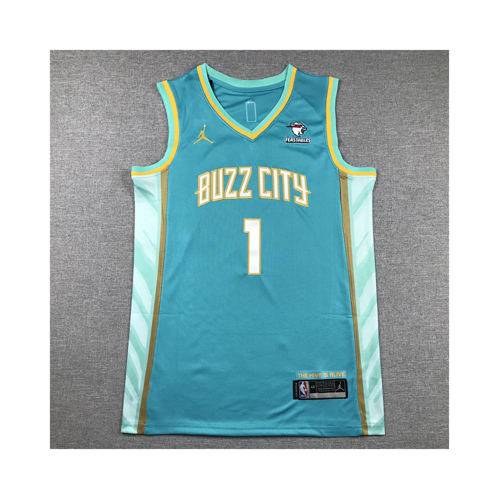 Kép 1/4 - LaMelo Ball 2023 City Edition Hornets mez