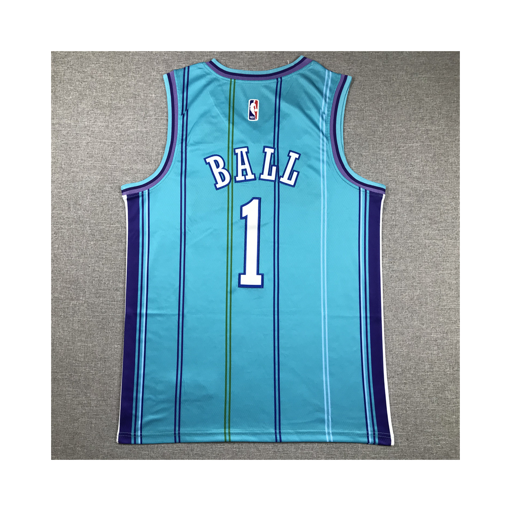 Kép 2/4 - LaMelo Ball 2023 türkiz Hornets mez