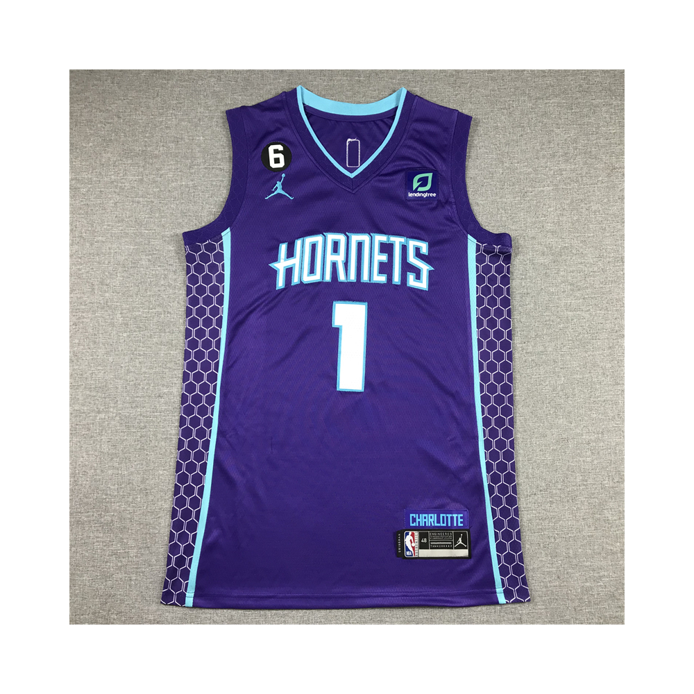 Kép 1/4 - LaMelo Ball 2022-23 Statement Charlotte Hornets mez