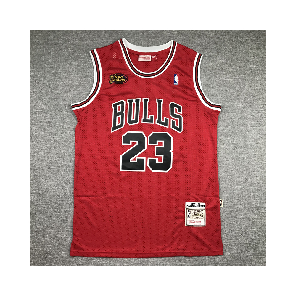 Kép 1/4 - Michael JORDAN piros 97-98 The Finals Chicago Bulls vintage mez