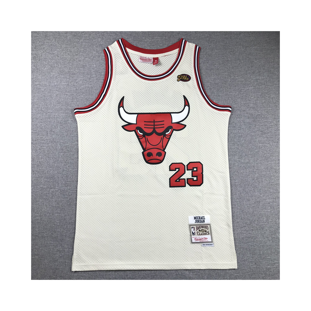 Kép 1/4 - Michael JORDAN CreamWhite Bulls vintage mez