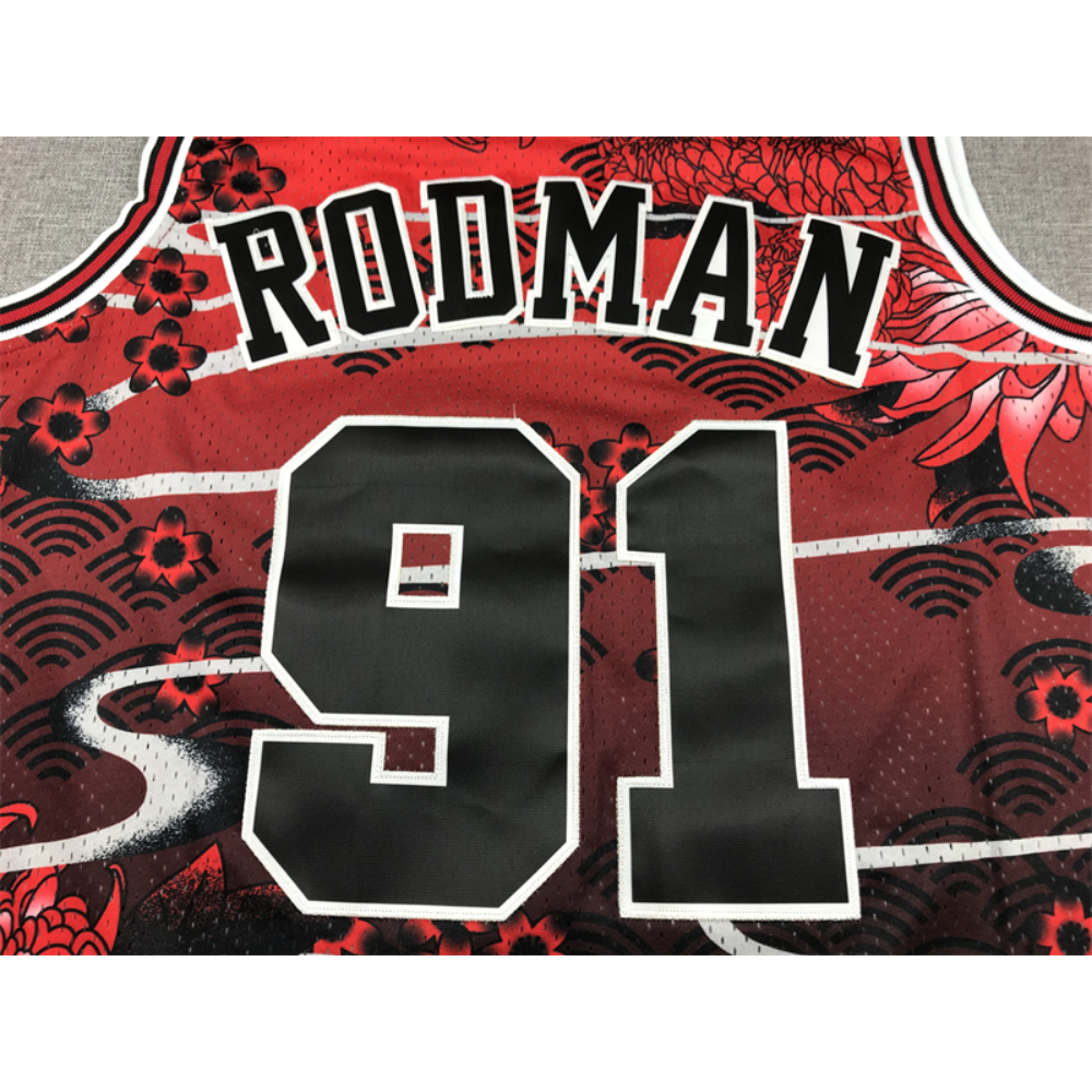 Kép 4/4 - Dennis RODMAN Year of the Rabbit Bulls mez