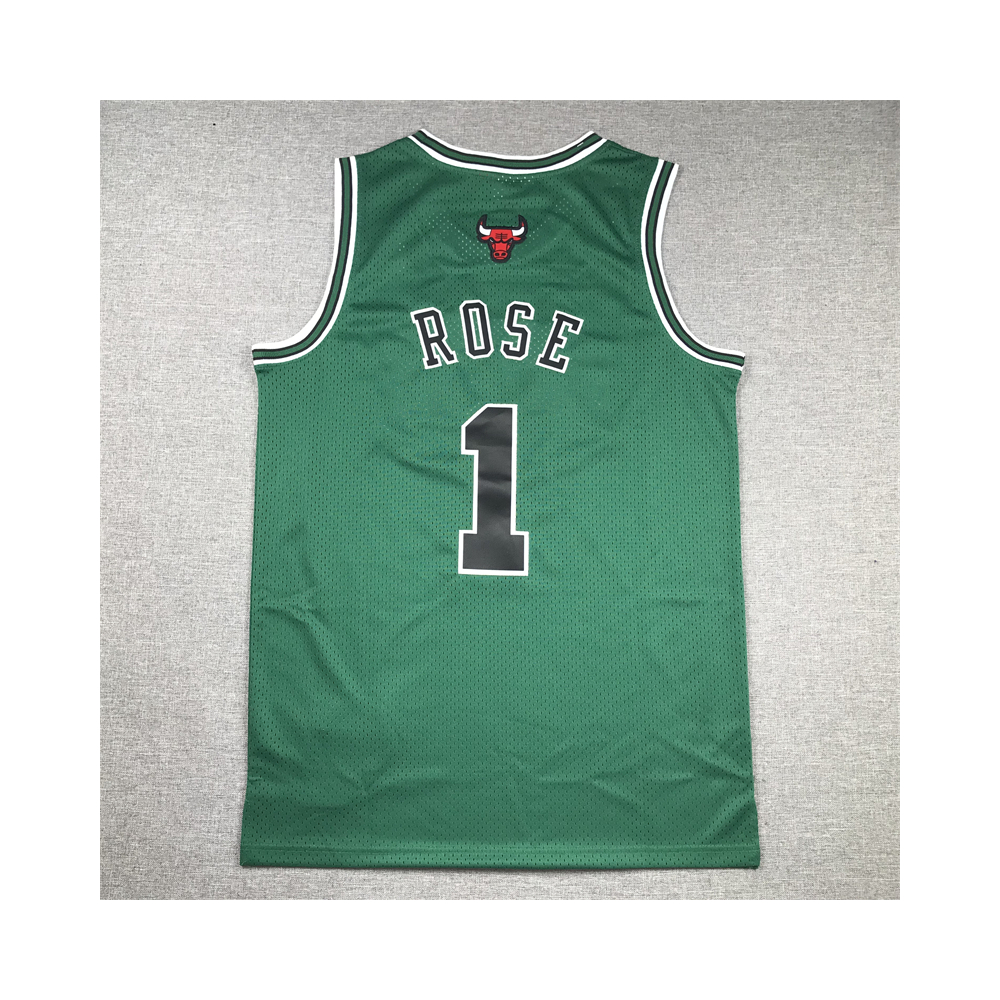 Kép 2/4 - Derrick ROSE zöld Chicago Bulls vintage mez