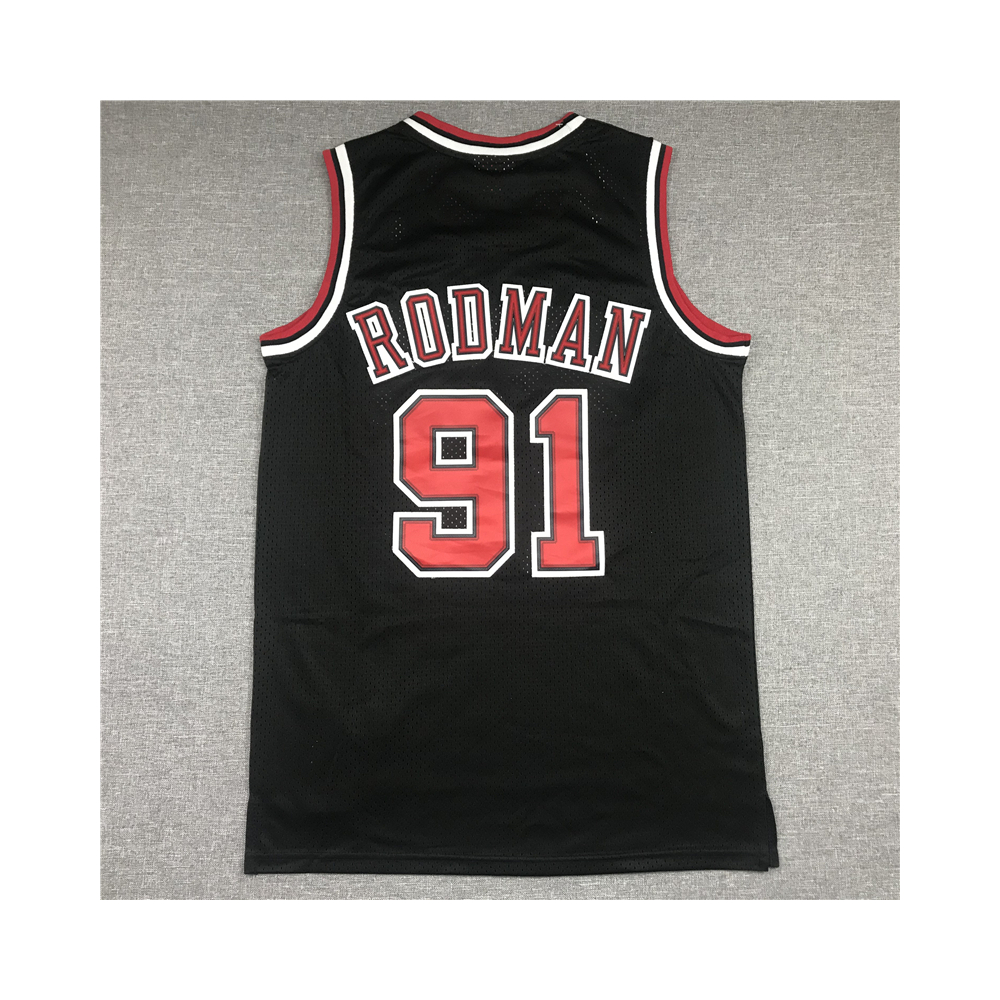 Kép 2/3 - Dennis RODMAN fekete Chicago Bulls vintage mez (KÉSZLETEN)