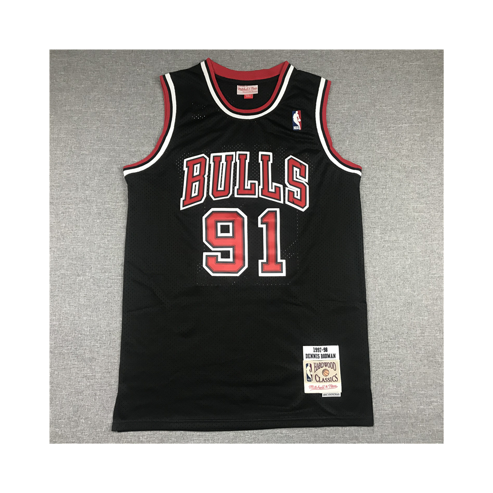 Kép 1/3 - Dennis RODMAN fekete Chicago Bulls vintage mez (KÉSZLETEN)