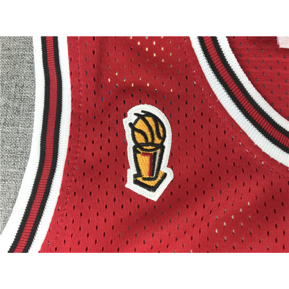 Kép 4/4 - Michael JORDAN piros 96-97 The Finals Chicago Bulls vintage mez