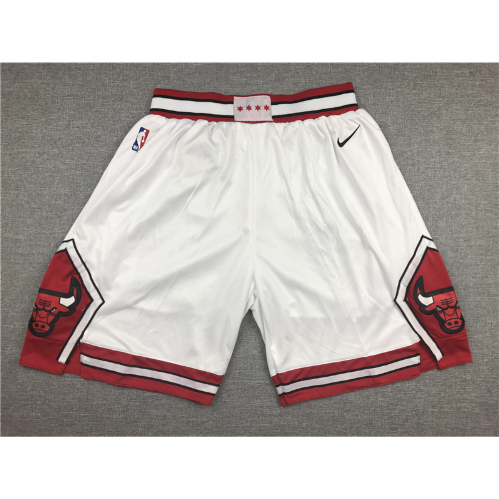 Kép 1/4 - Chicago Bulls Association Edition fehér kosaras rövidnadrág