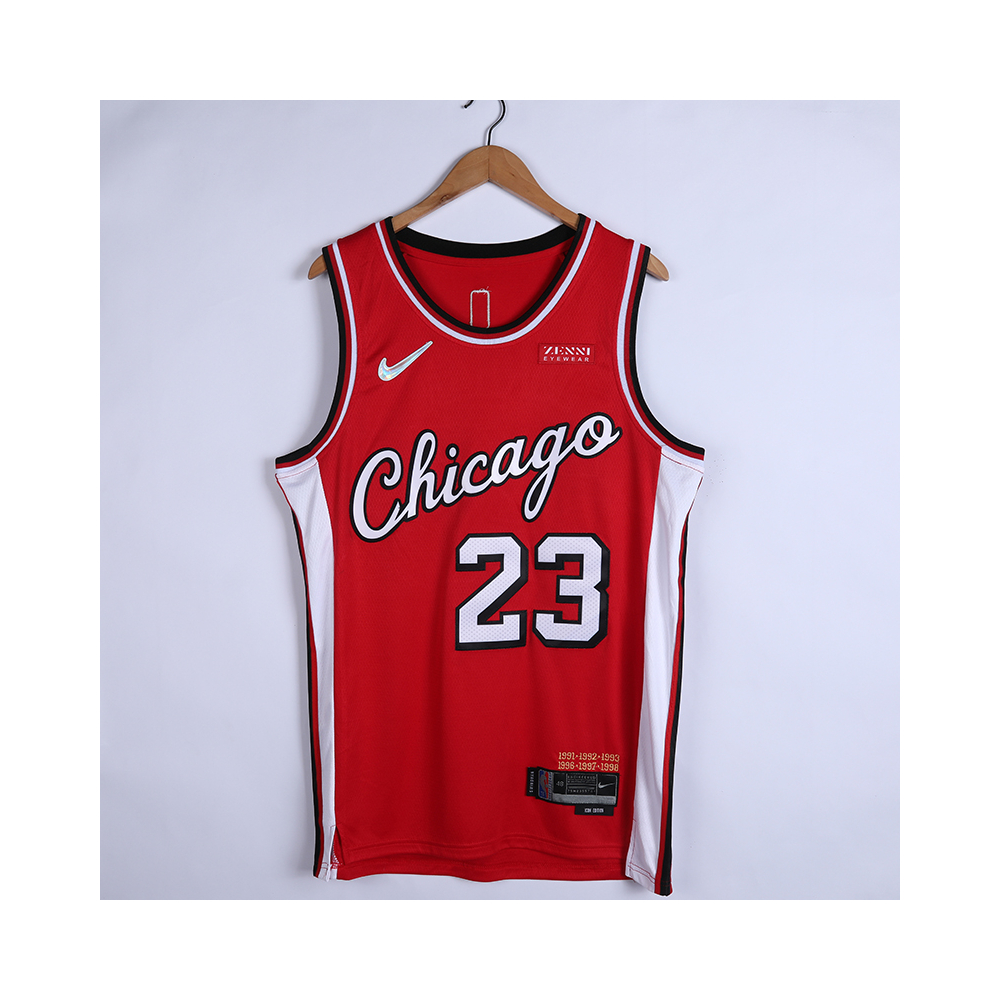 Kép 1/3 - Michael JORDAN City Edition Chicago Bulls new era mez