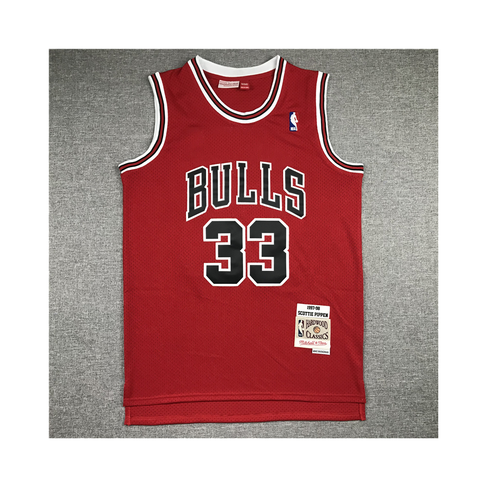 Kép 1/3 - Scottie PIPPEN piros Chicago Bulls vintage mez