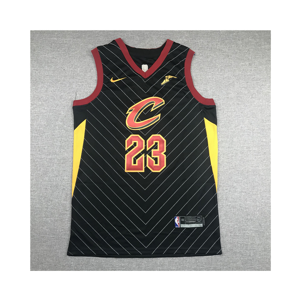 Kép 1/3 - Lebron JAMES fekete Cleveland Cavaliers new era mez