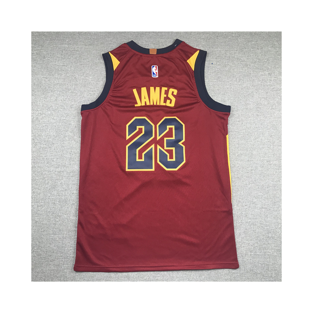 Kép 2/3 - Lebron JAMES bordó Cleveland Cavaliers new era mez