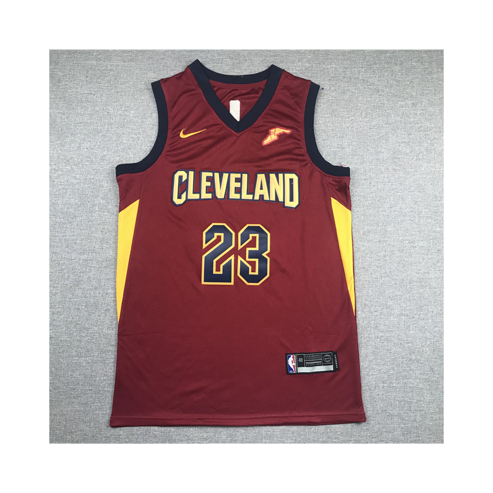 Kép 1/3 - Lebron JAMES bordó Cleveland Cavaliers new era mez