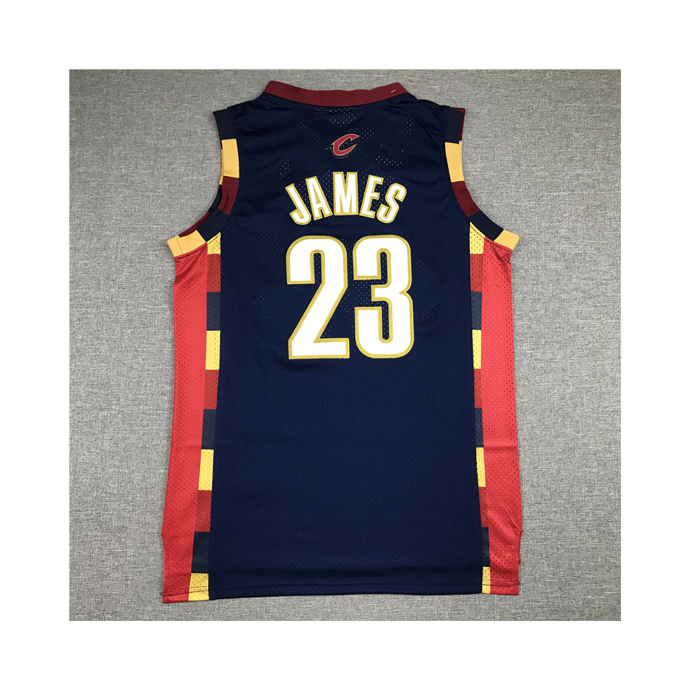 Kép 2/4 - Lebron JAMES sötétkék Cleveland vintage mez