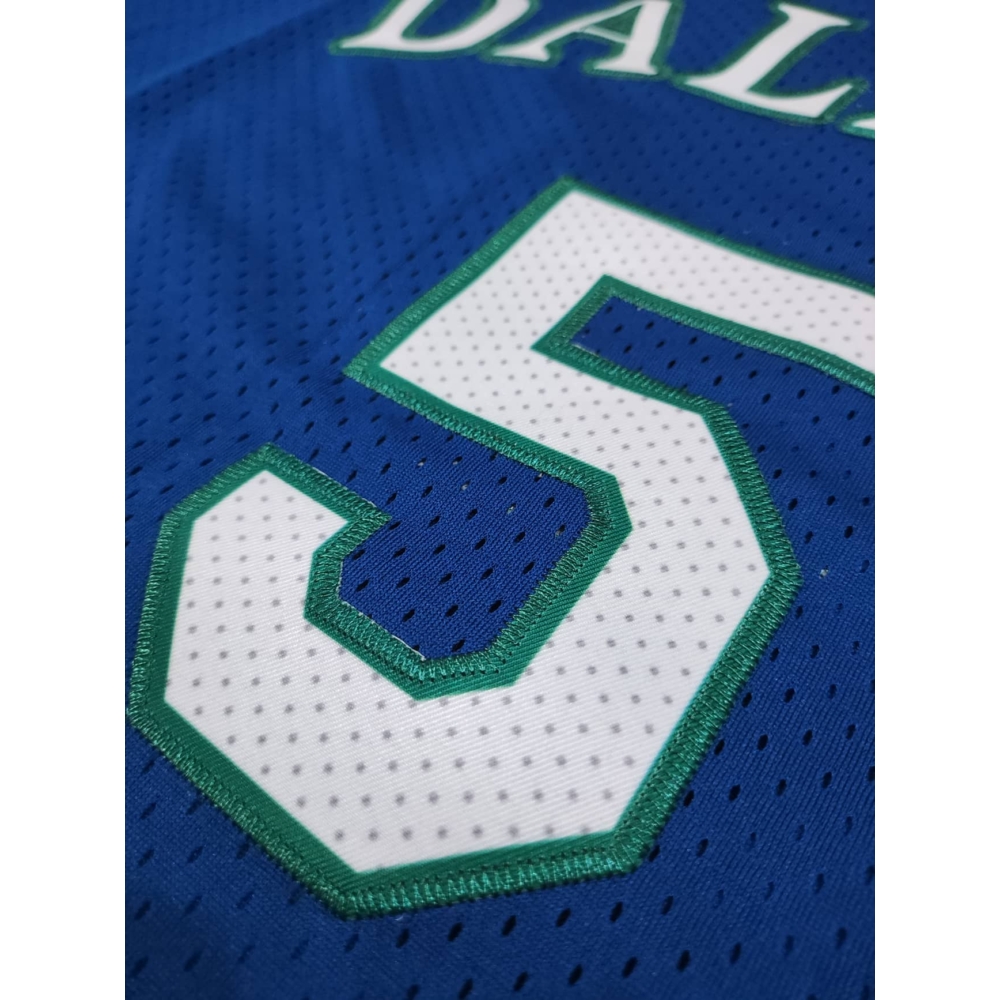 Kép 4/4 - Jason Kidd 1994-1995 retro kék Dallas Mavericks mez