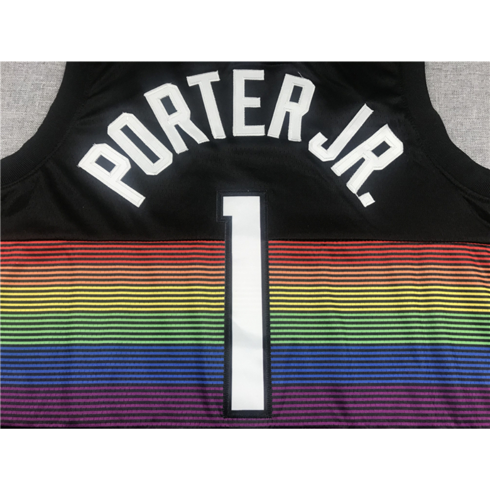 Kép 3/3 - Michael PORTER JR. 2019-20 City Edition Denver Nuggets mez