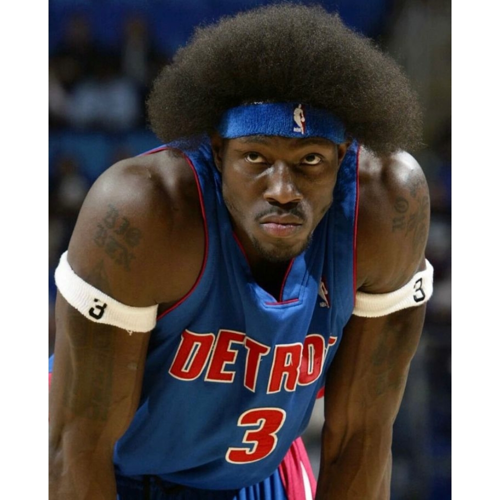 Kép 5/5 - Ben WALLACE kék Detroit Pistons mez
