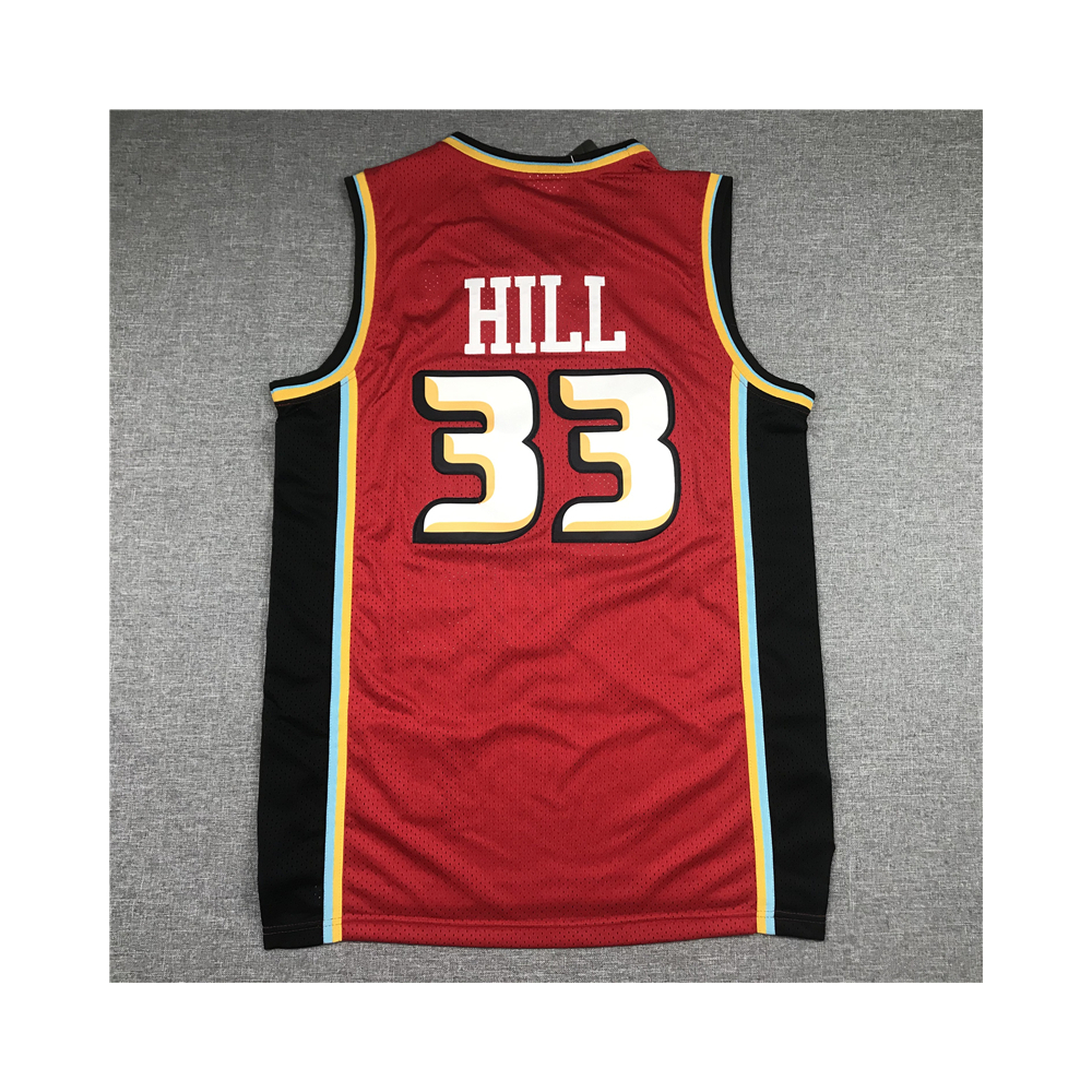 Kép 2/3 - Grant HILL piros Classic Swingman Detroit Pistons vintage mez