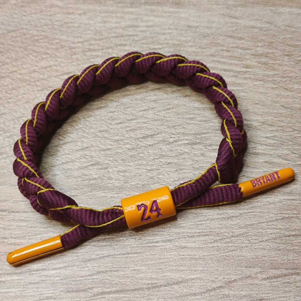 Kép 2/4 - Kobe BRYANT fonott karkötő