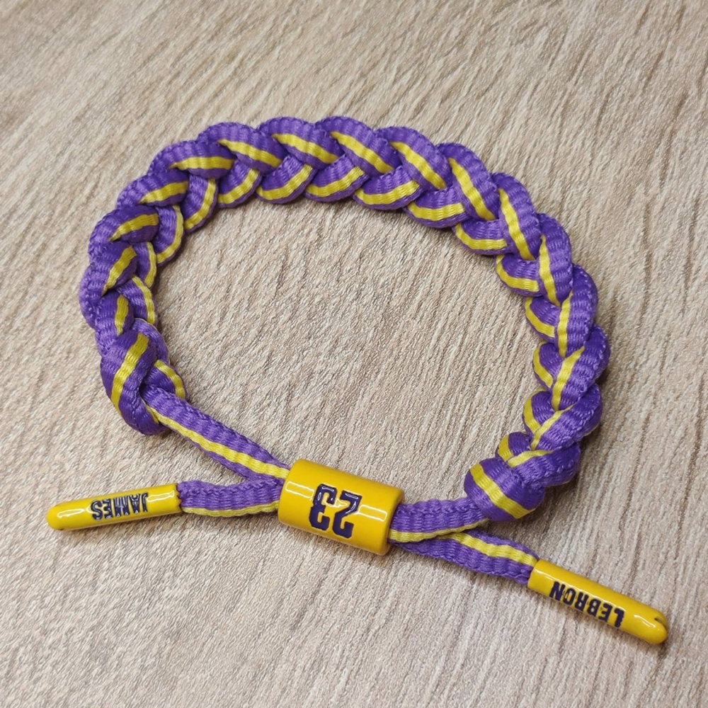 Kép 2/4 - Lebron JAMES Lakers fonott karkötő