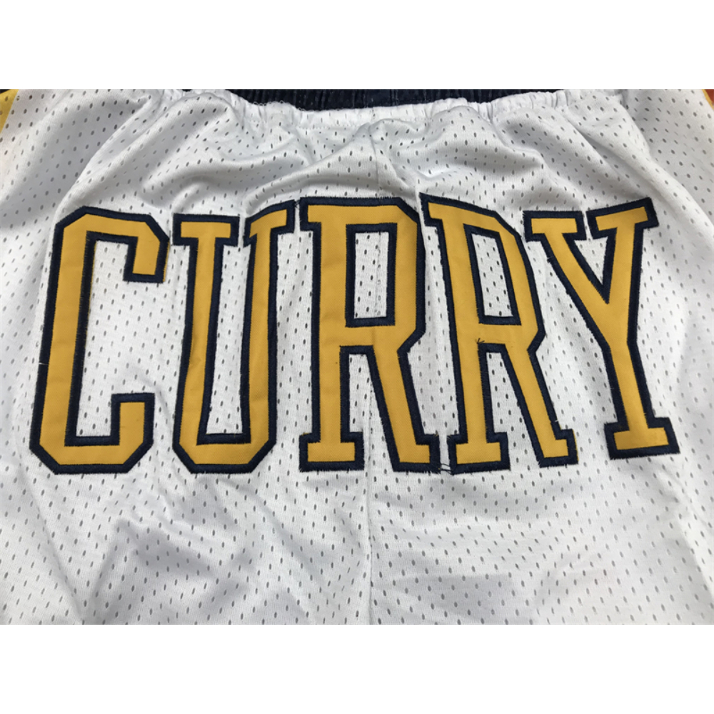 Kép 7/7 - GSW Stephen CURRY fehér 2022 NBA Finals Just Don zsebes rövidnadrág
