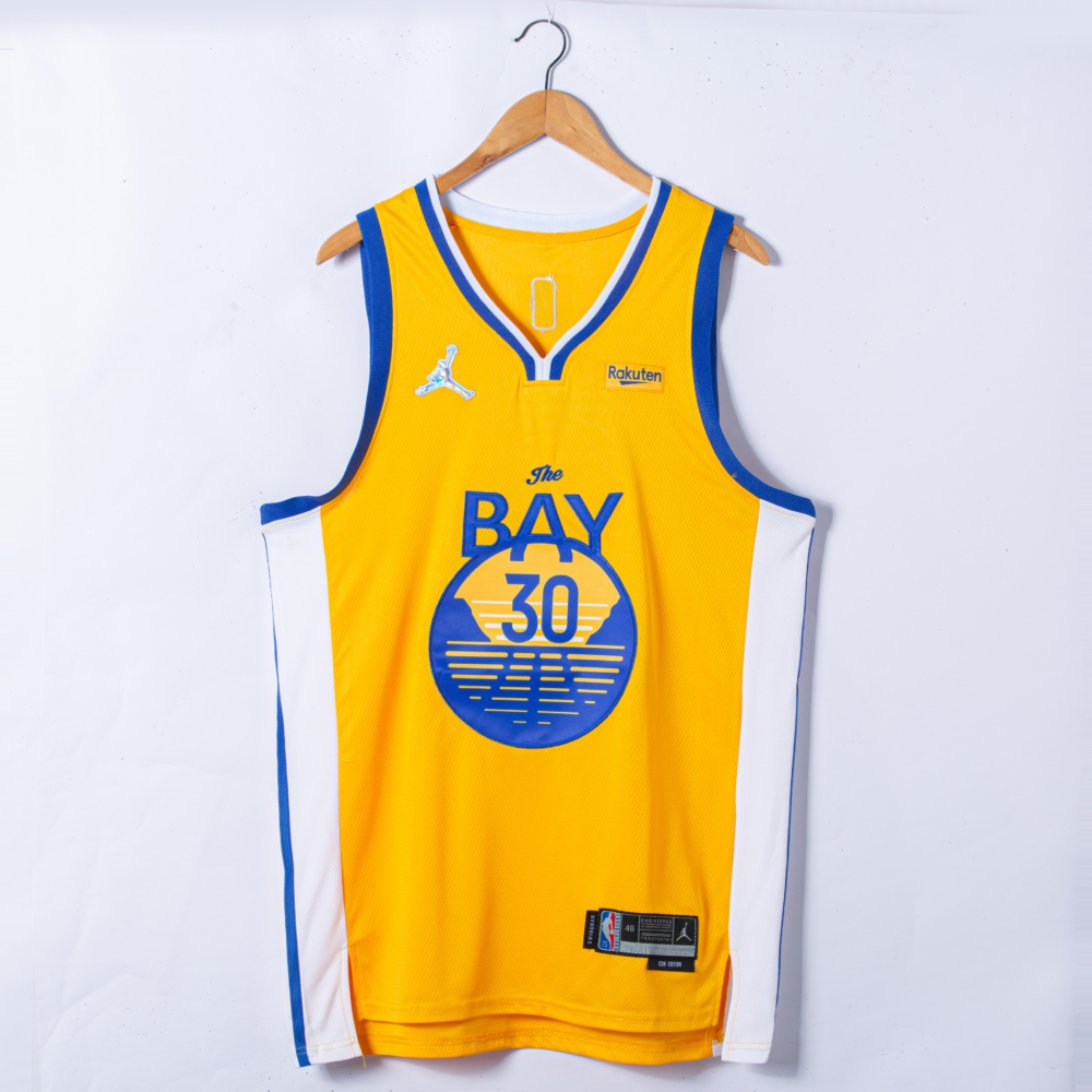 Kép 1/2 - Stephen CURRY The Bay sárga Golden State Warriors mez