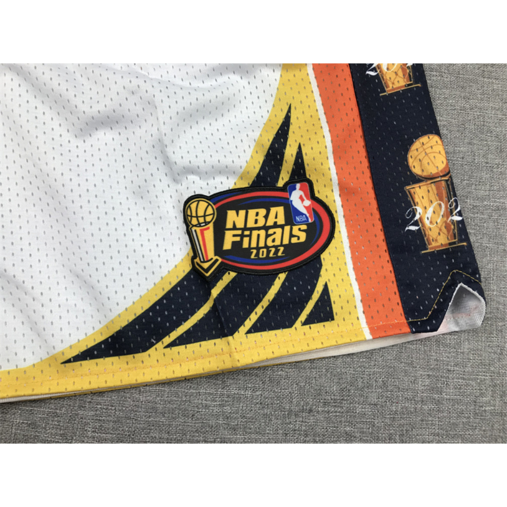 Kép 5/7 - GSW Stephen CURRY fehér 2022 NBA Finals Just Don zsebes rövidnadrág