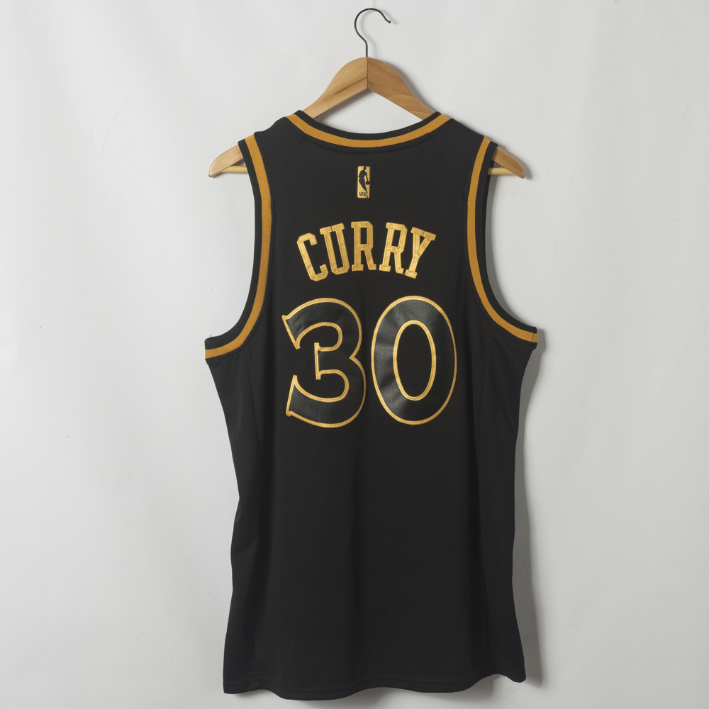 Kép 2/3 - Stephen CURRY fekete Golden Edition Golden State Warriors mez (KÉSZLETEN)
