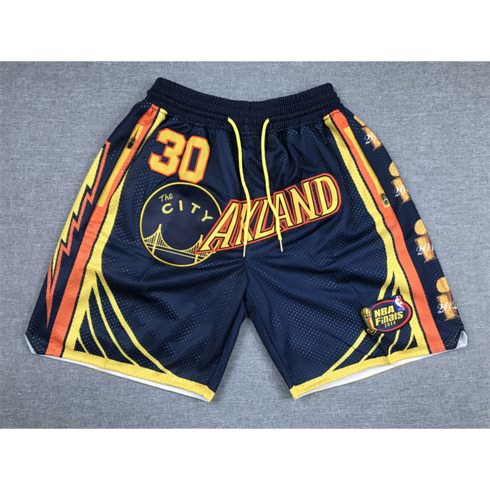 Kép 1/6 - GSW Stephen CURRY sötét 2022 NBA Finals Just Don zsebes rövidnadrág