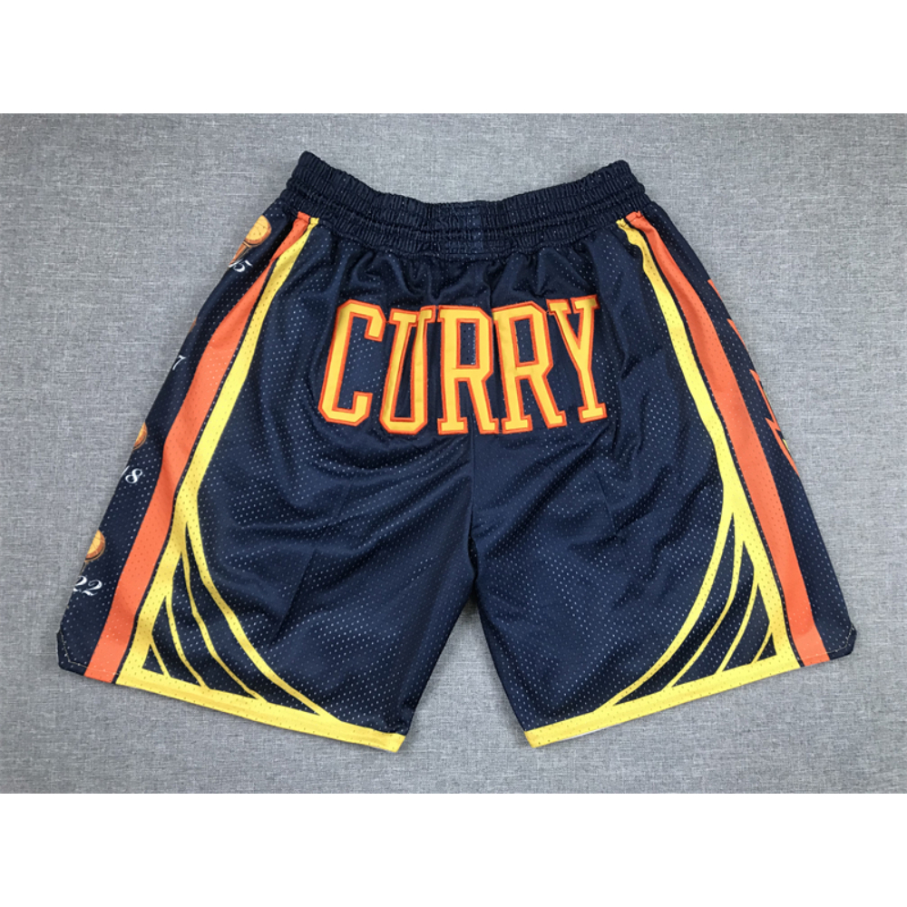 Kép 2/6 - GSW Stephen CURRY sötét 2022 NBA Finals Just Don zsebes rövidnadrág