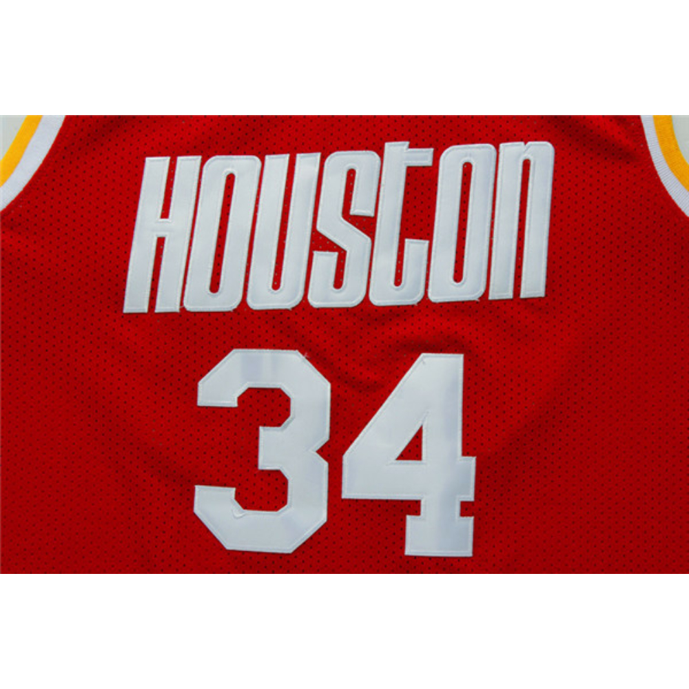 Kép 3/3 - Hakeem OLAJUWON piros Classic Swingman Houston Rockets mez